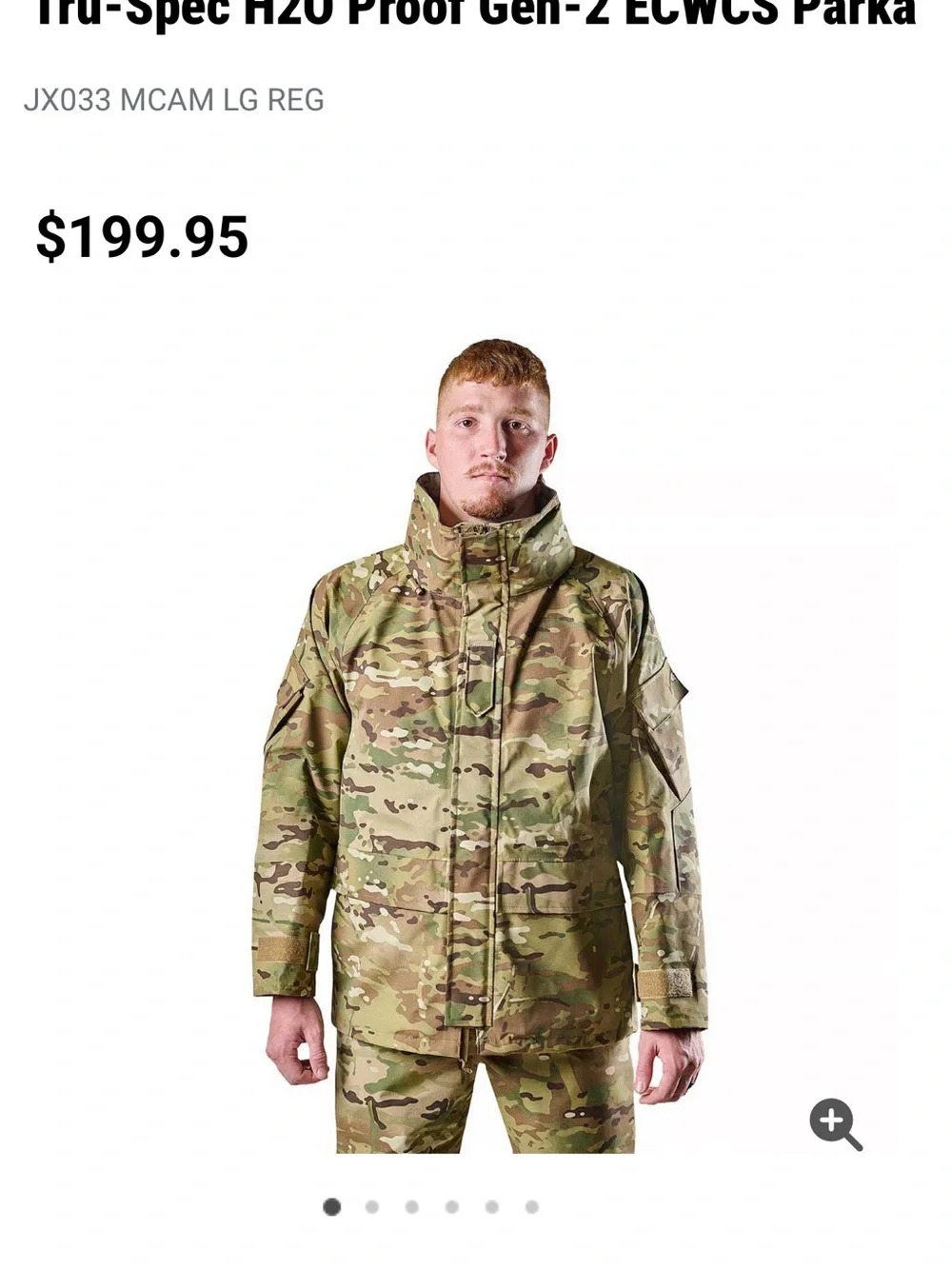 Tru-Spec H2O Proof Gen-2 ECWCS Parka